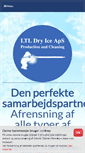 Mobile Screenshot of ltl-dryice.dk